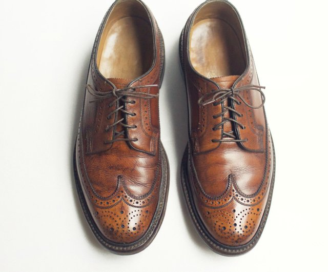 70s American carved Bulvxieer shoes | Florsheim IQ Kenmoor US 8D EUR 4041