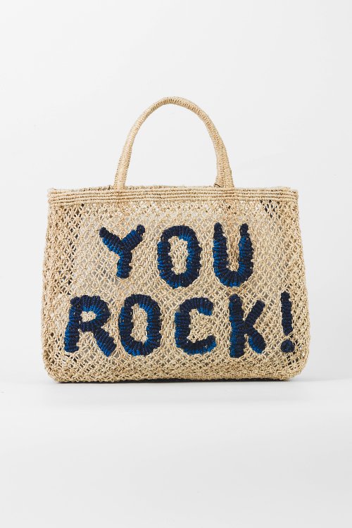 The Jacksons, Bags, The Jacksons You Rock Beach Tote Bag In Natural