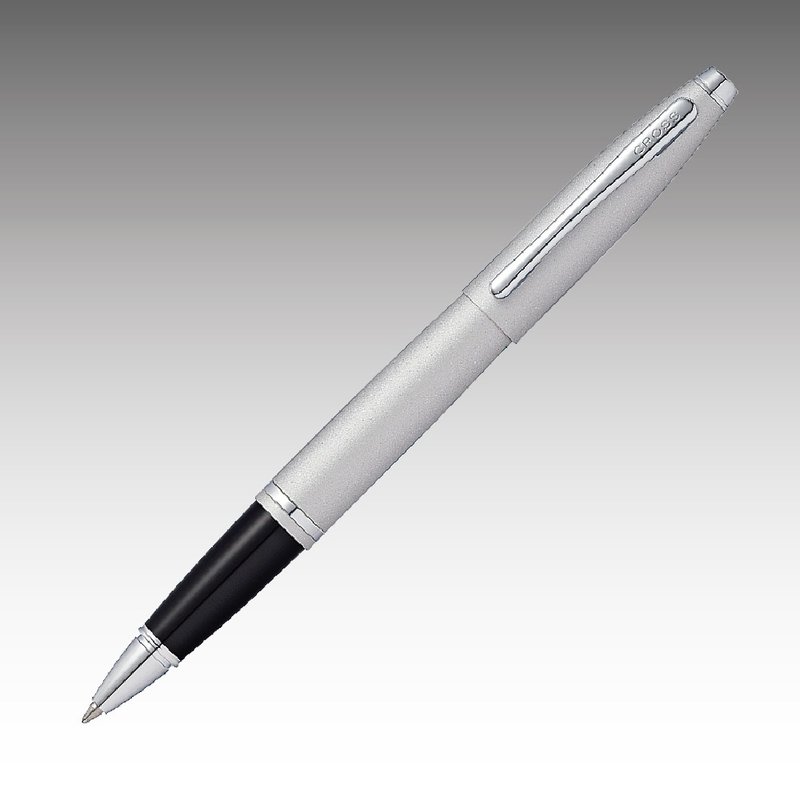 CROSS カレイシリーズ クロムメッキ ローラーボールペン 無料刻印サービス (メーカー純正品) - 水性ボールペン - 金属 シルバー