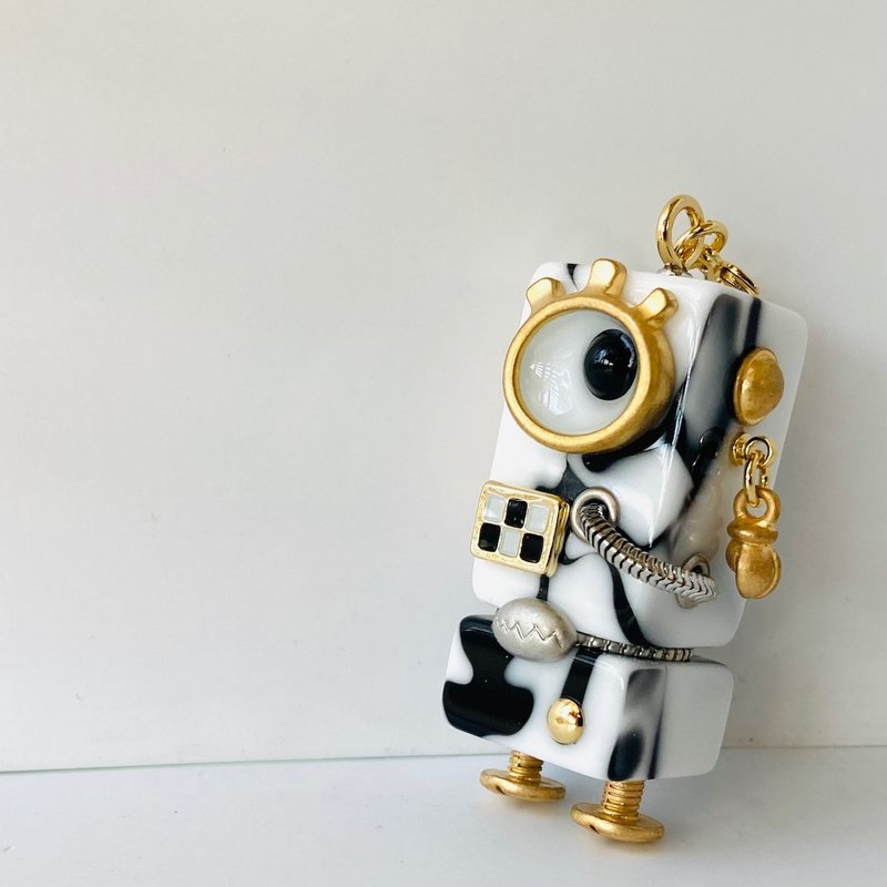 【Robot　Accessories】ロボットチャーム  キョロ4 - 吊飾/掛飾 - 塑膠 白色