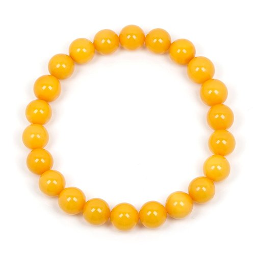 正佳珠寶 Gemsrich Jewelry 【正佳珠寶】老蜜蠟琥珀 頂級陽橙老蜜 8.3-8.6mm 老蜜蠟手珠