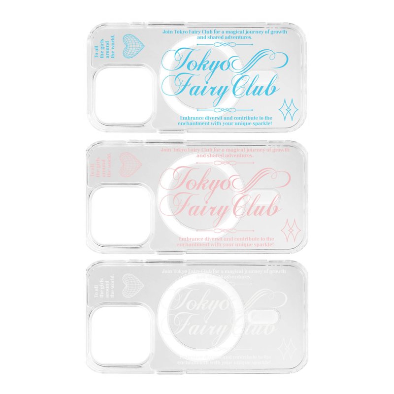 Tokyo fairy club MagSafe case (3 colors) - เคส/ซองมือถือ - พลาสติก สีใส