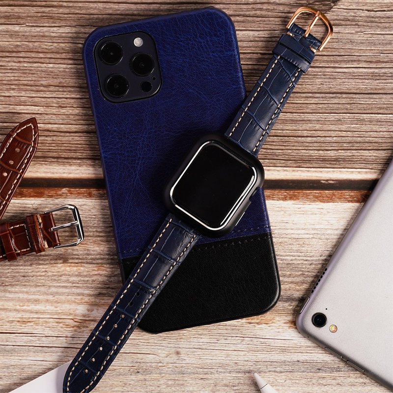 Apple watch - 壓紋真皮蘋果錶帶 - 錶帶 - 真皮 