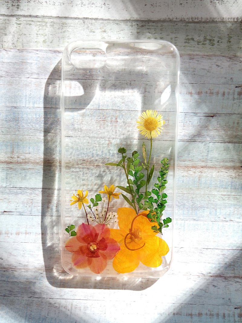 Pressed flower phone case,Elegant phone case ( 2 ) - เคส/ซองมือถือ - พลาสติก 