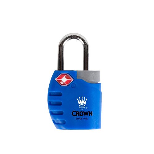 CROWN 皇冠行李箱 【CROWN】TSA海關鎖 鑰匙鎖 藍色