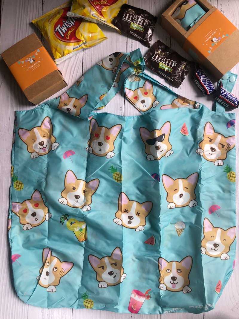 環保袋-哥基款 - 手提包/手提袋 - 聚酯纖維 