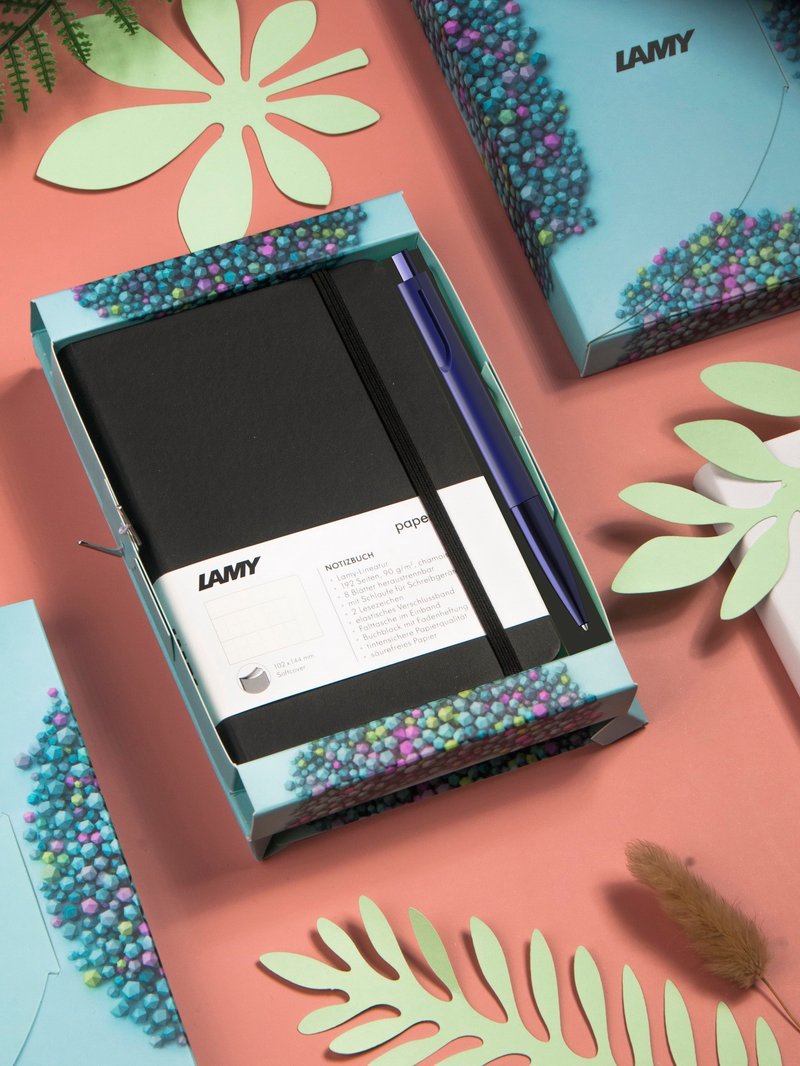 全球台灣獨家 / LAMY 原子筆 A6 鋼筆用筆記本禮盒 - noto - 原子筆/中性筆 - 塑膠 多色