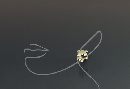 Maple jewelry design 麻吉系列-豬豬與蛋糕925耳釘(單支/一對)