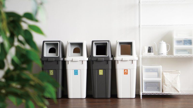 RISU W&W系列 大開口/瓶罐分類垃圾桶 90L - 垃圾桶 - 塑膠 