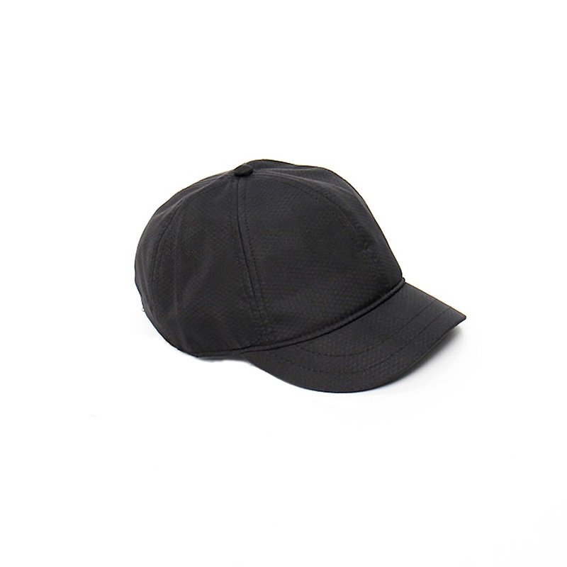JANWONG HIT series truck hat men and women unisex BF wind improved simple high-end skateboard hat - Hats & Caps - Other Materials Black