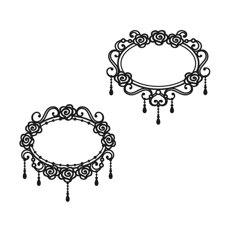 Vintage frame svg, vintage frame eps, vintage frame png, picture frame svg - 圖文模板設計 - 其他材質 
