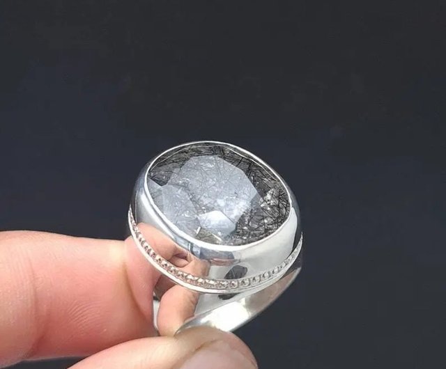 シルバー925×天然シルバールチルクォーツ（銀針水晶）リング 楽天市場】パワーストーン 天然石 シルバールチル 銀針水晶