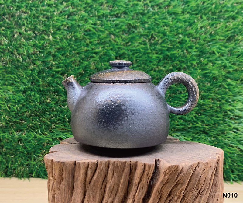 Sukiyaki single pot l wood burning - Teapots & Teacups - Pottery Black