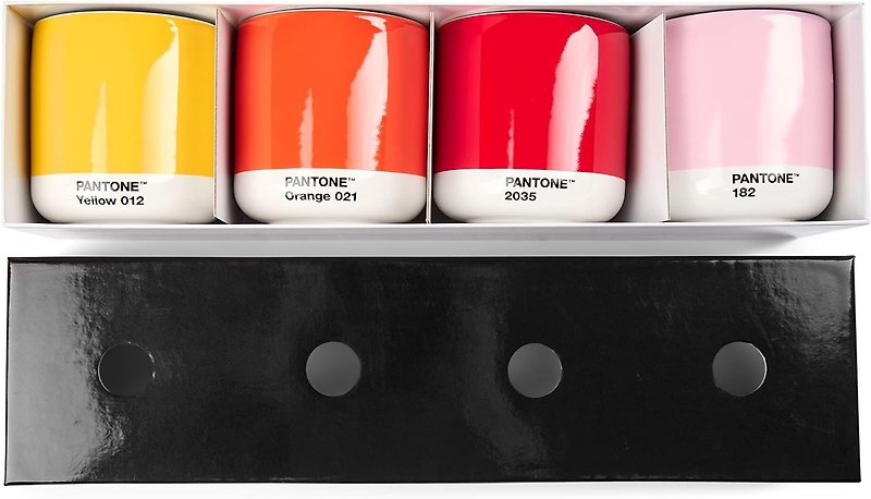 PANTONE Ceramic Latte Cup 220ml Set of 4 (Two Optional) Graduation Gift - Cups - Other Materials 