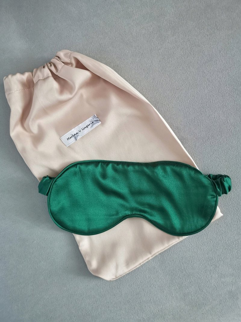 Natural Silk Sleep Mask Pure Silk Eye Mask Silk Accessories Marina V Lingerie Pinkoi