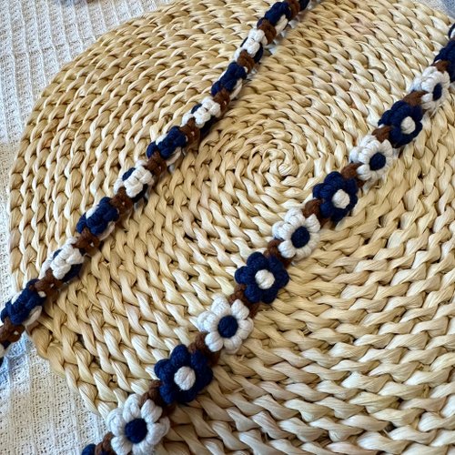 在庫あり】二色花 六弁花 携帯電話ストラップ 電話コード