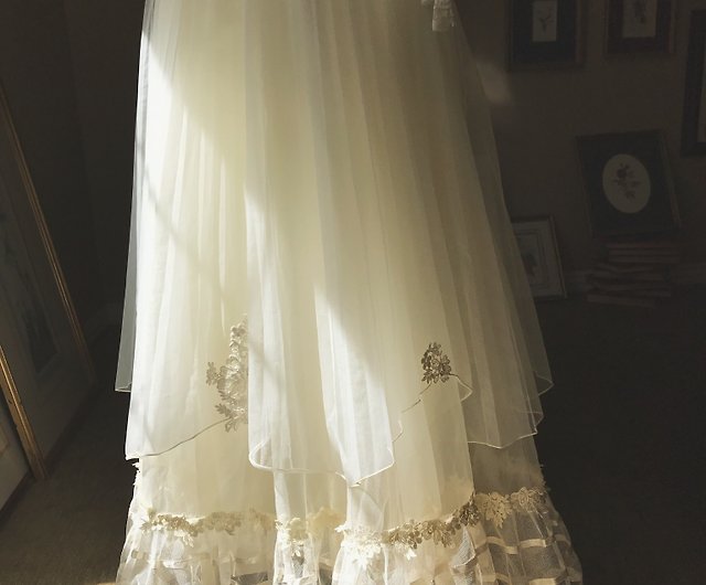 70年代のアンティークウェディングドレス - ショップ lillico ドレス 