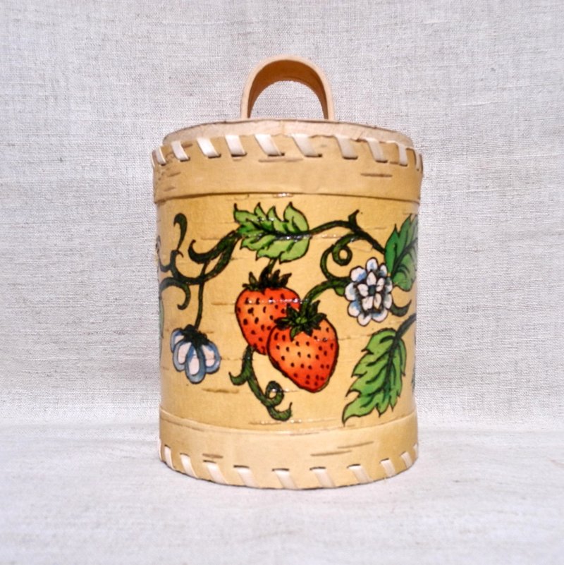 草莓收納盒 - 居家收納/收納盒/儲物盒 - 木頭 多色