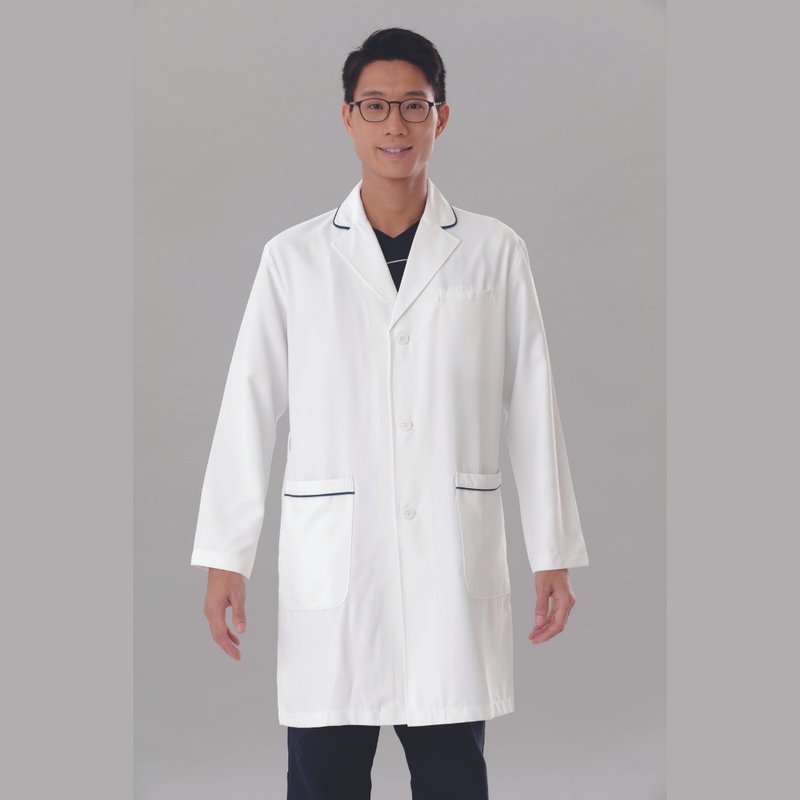 Nano anti-bacterial doctor coat lab coat medicine student gift for him DM1012 - Men's Coats & Jackets - Polyester White