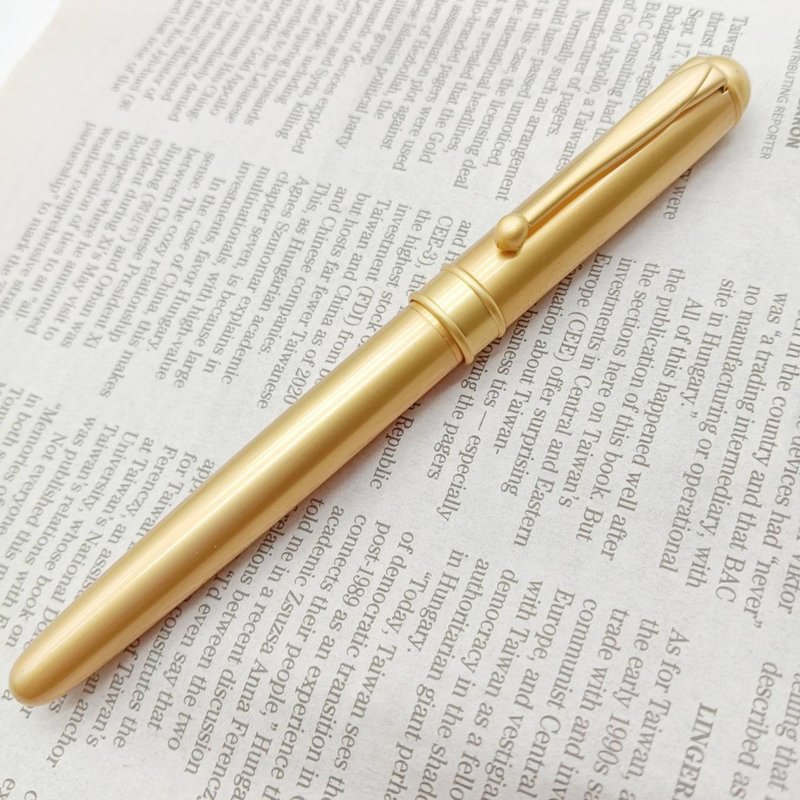 金屬 沙金 槍色 鋼珠筆 附筆盒 德國Schmidt 888F 鋼珠筆 虎之鶴 - 鋼珠筆 - 其他金屬 