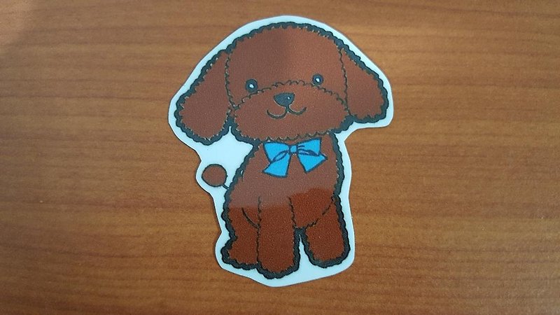 Poodle dog waterproof sticker - Stickers - Paper 