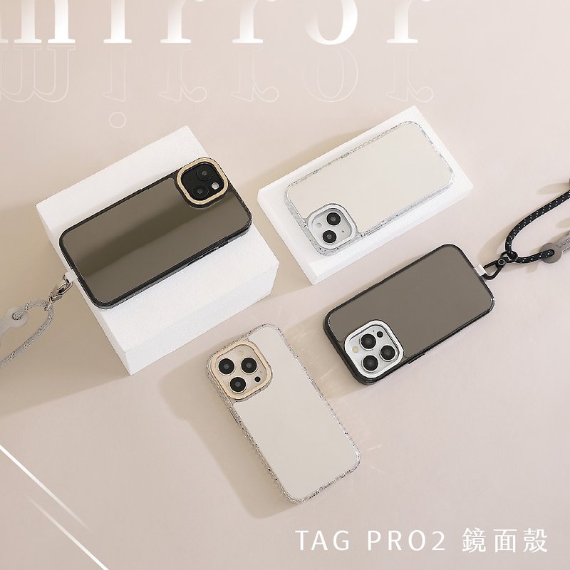 วัสดุอีโค เคส/ซองมือถือ หลากหลายสี - MagSafe Mirror Phone Case iPhone 14 13 Pro Max Anti-drop Magnetic Ring Wireless Charging