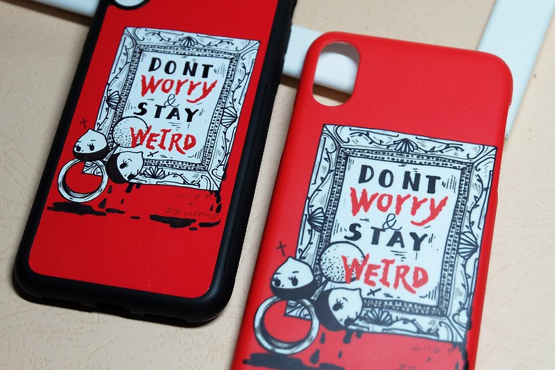harajuku gothic kwpie Weird original illustrations iphonecase/ order production - Other - Other Materials Multicolor