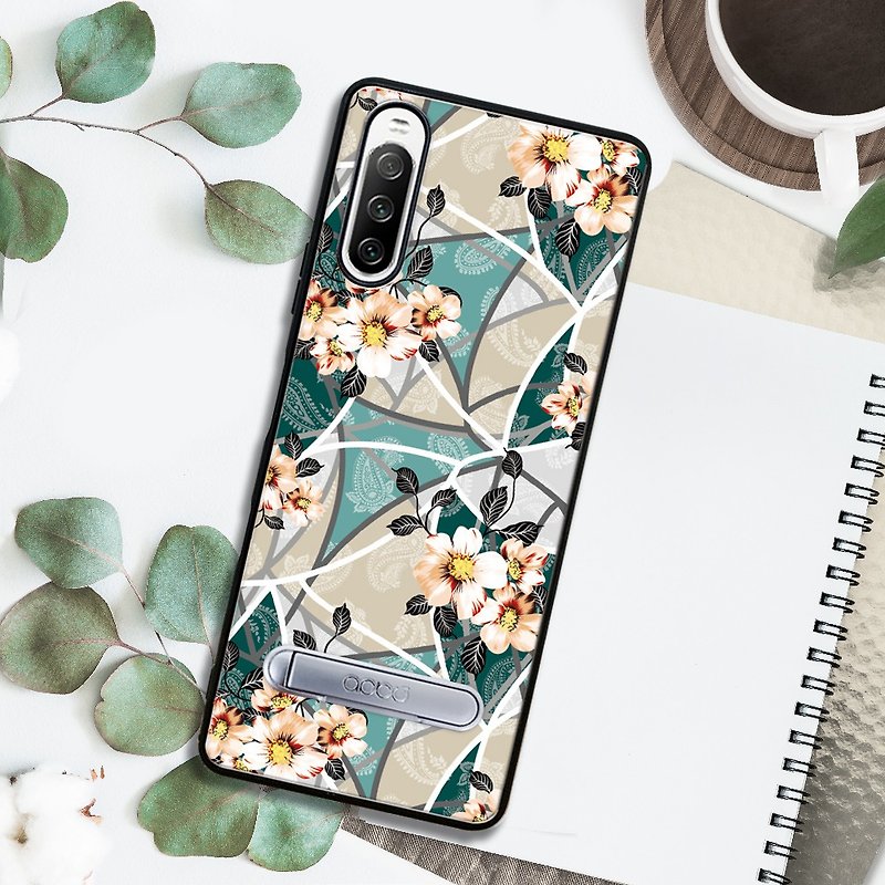 Sony Xperia 10 IV Shock Absorbing Stand Phone Case--Goethe Rose - Phone Cases - Other Materials Multicolor