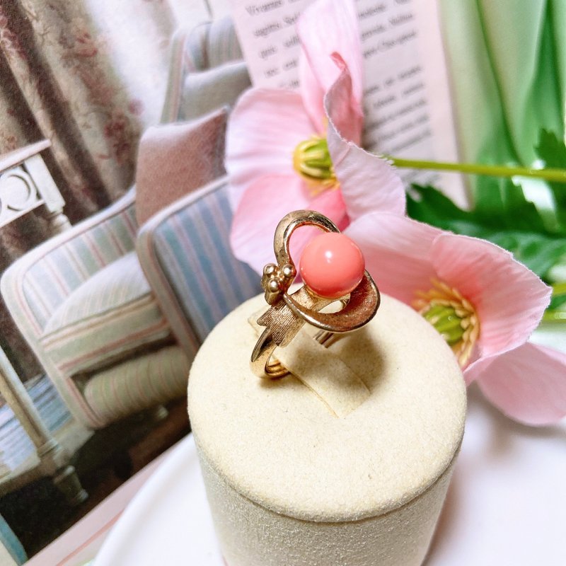 [Western antique jewelry] No. 7 fine-tuned pink knotted filigree feminine ring - General Rings - Precious Metals Pink