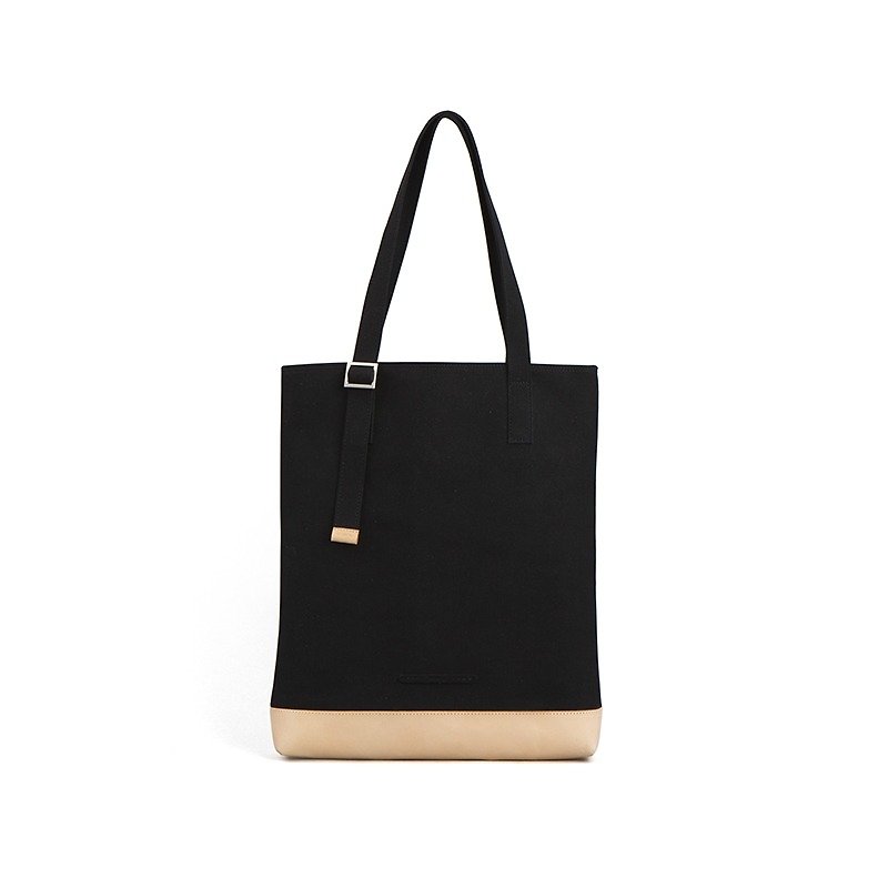 Suede Series-13吋 Fashion Tote Bag - Carbon Black-RTO211BK - กระเป๋าแมสเซนเจอร์ - หนังเทียม สีดำ