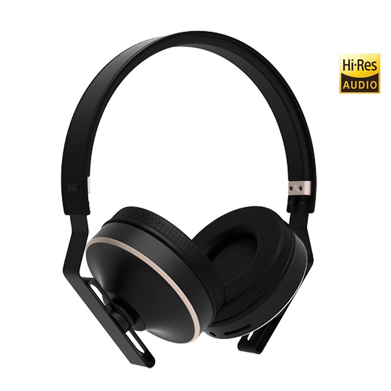 (福利品)MAS NEW YORK 時尚高音質耳罩式耳機 - 耳機/藍牙耳機 - 塑膠 黑色