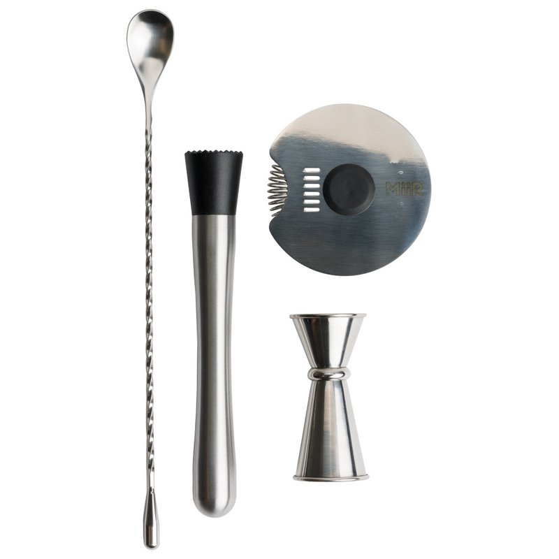 MiiR Barware Tool Set 雞尾酒 調酒 器具 工具組 - 酒杯/酒器 - 不鏽鋼 銀色
