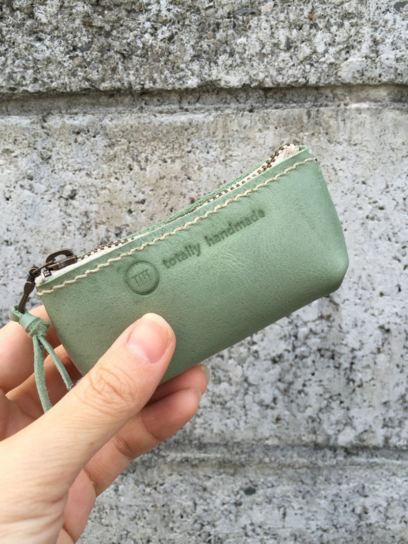 Finger 's coin - Coin Purses - Genuine Leather Green