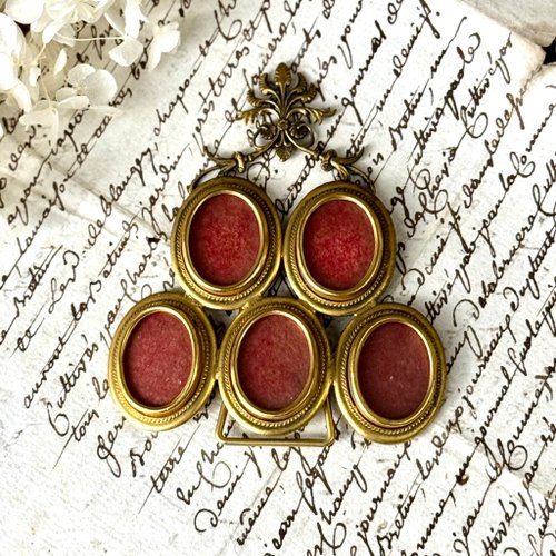 50893-フランスアンティーク 真鍮製ミニフォトフレーム - ショップ