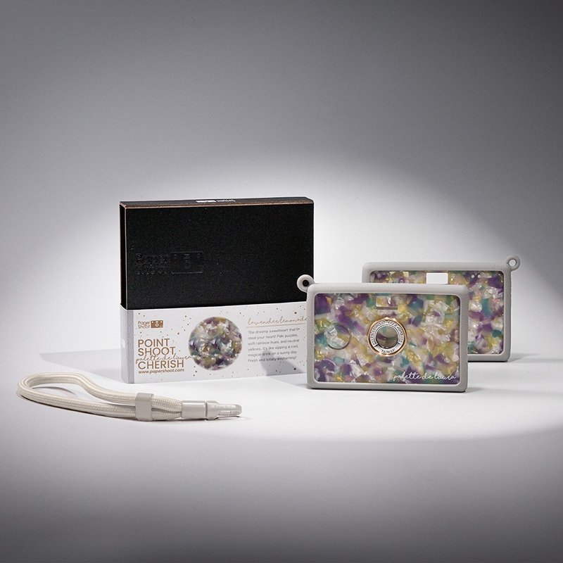 【單殼】Aura Palette薰衣草檸檬 (含手繩)PaperShoot - 相機/拍立得/底片相機 - 其他人造纖維 