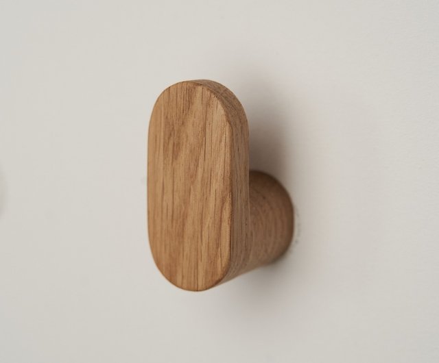 Natural wooden wall hooks CHARAVIK - Shop Fajno Design Hangers