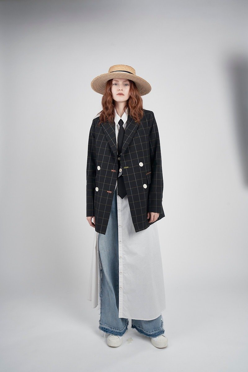 You Can Look Anywhere Blazer - Black - Women's Blazers & Trench Coats - Wool 