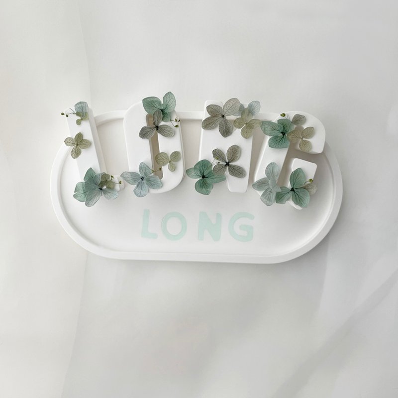 [Text Expression] Gypsum Fragrance Stone Stone Letter Gift Box Customized Fragrance Brick Home Decoration - ของวางตกแต่ง - วัสดุอื่นๆ 