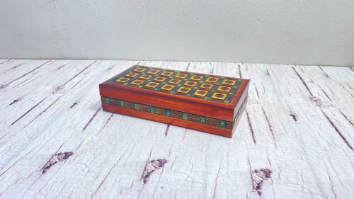 Vintage Lover 木製紀念品盒收納盒木盒小百寶箱