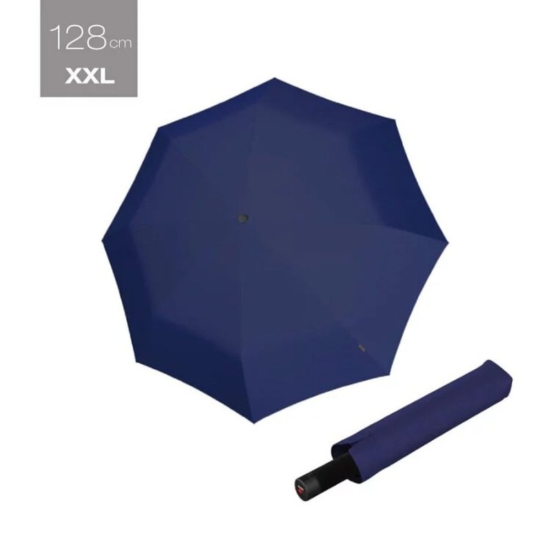 [Knirps German Red Dot Umbrella] Knirps. U.090 Ultralight Large Folding Umbrella-Navy - Umbrellas & Rain Gear - Waterproof Material 