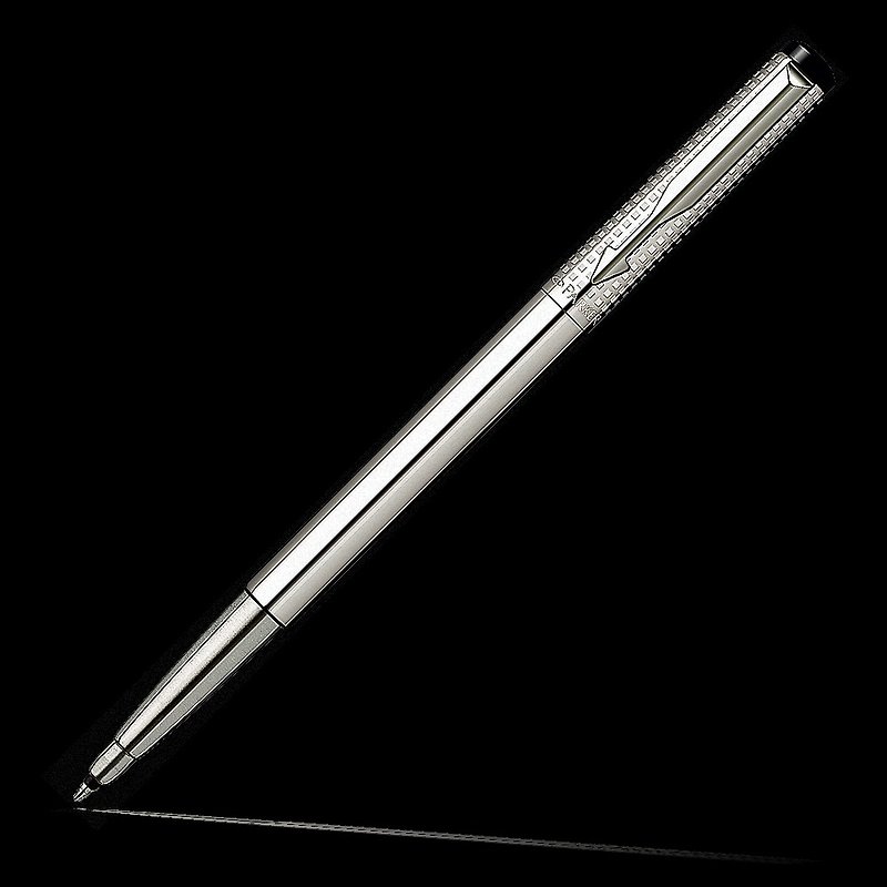 Parker Parker Via & Notes Fine Check Steel Ball Ball Pen - Rollerball Pens - Other Metals Silver