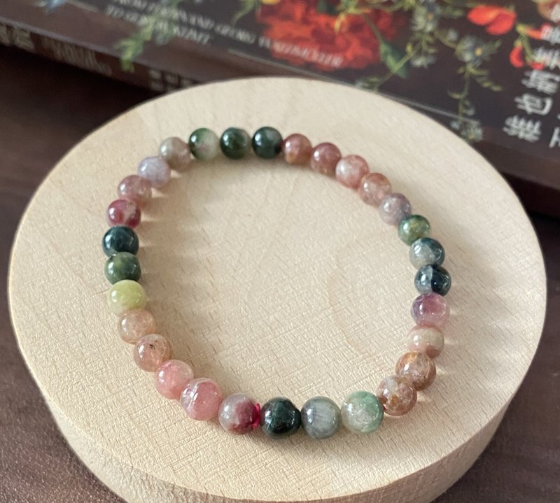 ʚ(Yuán de tù jī)ɞ Crystal Bracelet ๑ Multicolor Tourmaline - Bracelets - Crystal Multicolor