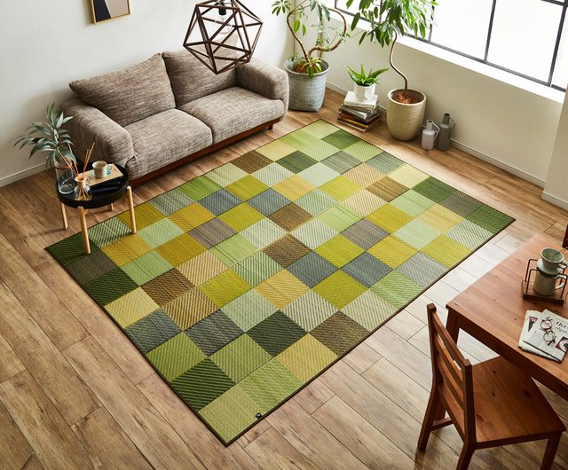 純国産 掛川織 い草カーペット 『奥丹後』 本間4.5畳（約286×286cm） イケヒコ 純国産 掛川織 い草カーペット 『奥丹後』 ベージュ 本間4.5