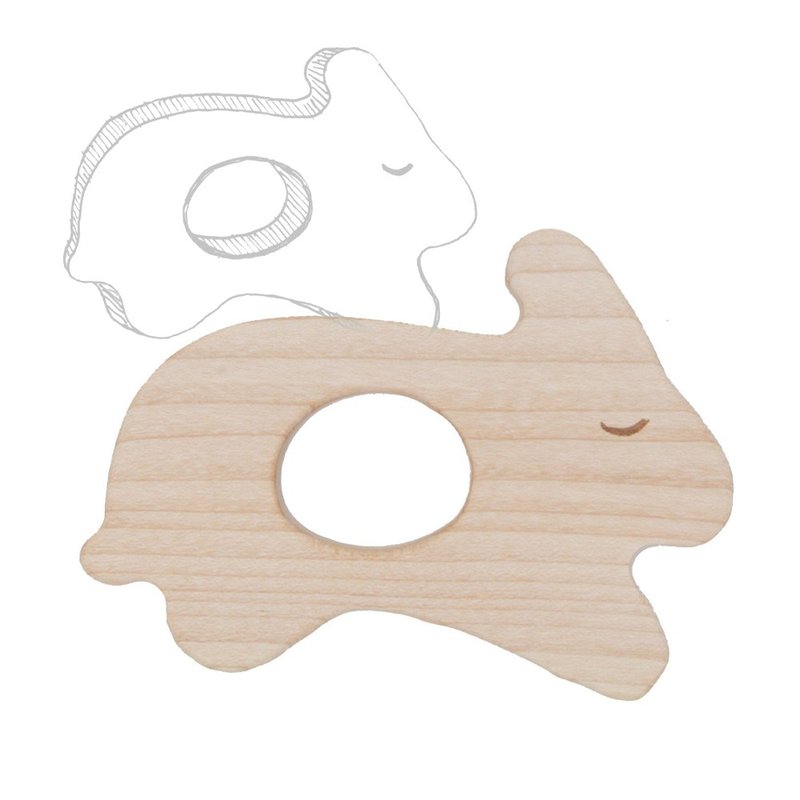 Wooden Story - 固齒器 - 小兔 - 寶寶/兒童玩具/玩偶 - 木頭 