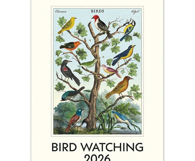 Cavallini & Co. 2026年カレンダー/ウォールカレンダー_BIRD
