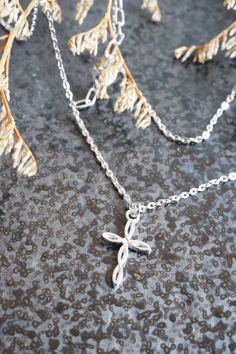 Celtic Cross Necklace - Necklaces - Sterling Silver Silver