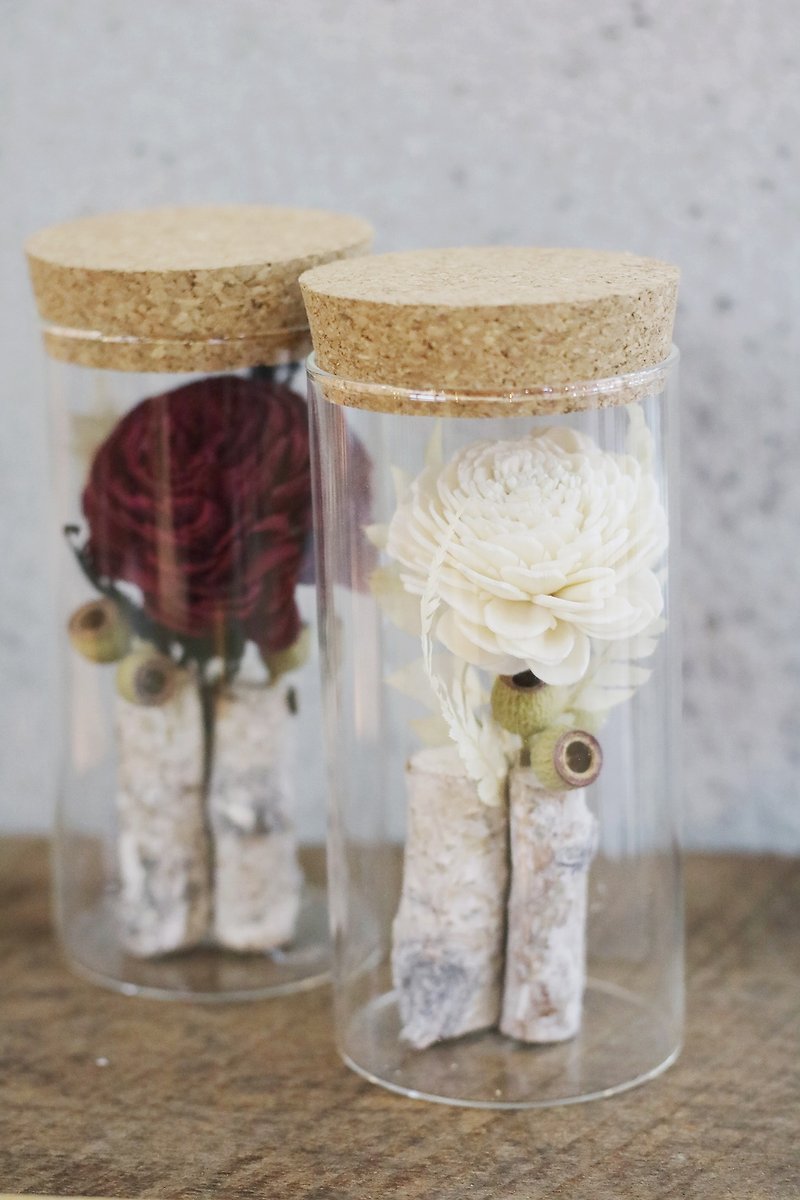 FLORA Gift - Fragrance Flower Hand Bottle - Dried Flowers & Bouquets - Plants & Flowers White