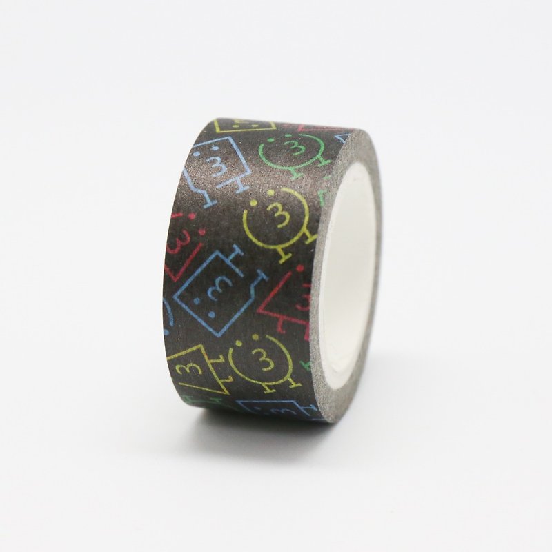 Sandwiches workers Labbi paper tape - black color - Washi Tape - Paper 