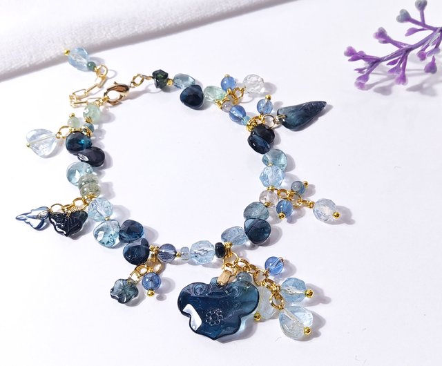 最高級ブルートルマリンアクアマリンブルートパーズ如意智恵財運出世