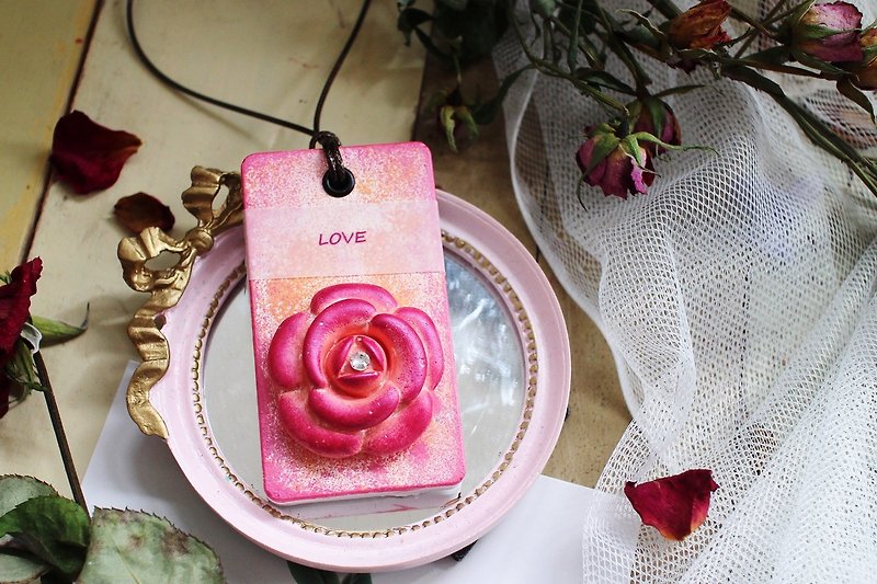 [蕾安柏]Camellia extended incense stone │ wedding small things │ Valentine's Day gift │ fragrance │ car interior ornaments - Fragrances - Other Materials Pink